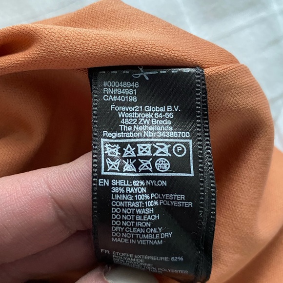 Forever 21 Lace, Pink Mini Dress with Bow Detailing - Picture 6 of 7